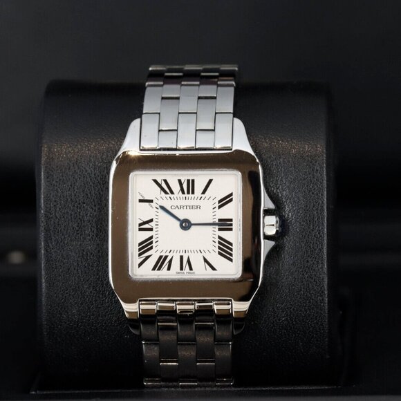 Cartier Santos Demoiselle, Off-White Roman Dial - Steel on Bracelet, W25065Z5 - Picture 8 of 10